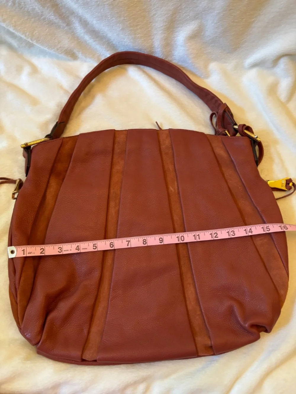 Aimee Kestenberg Leather and suede handbag